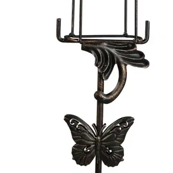 Set of 4 Sunnydaze outdoor butterfly drink holders, new in box! - Picture 2 of 5